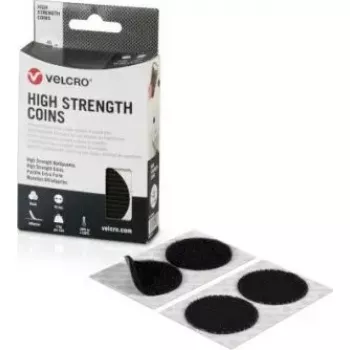 Kabliukų ir kilpelių užsegimas Velcro 6 taškų kabliukai ir 6 taškų kilpelės, skersmuo 45 mm, juoda