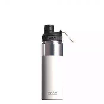 Asobu Alpine Flask 530 ml nerūdijantis plienas balta žygiams
