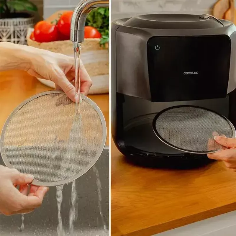 Mažo riebumo gruzdintuvė Cecotec 03300 5,5 L 1550 W juoda
