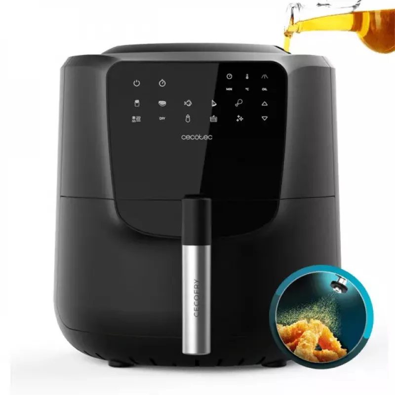 Mažo riebumo gruzdintuvė Cecotec 03300 5,5 L 1550 W juoda