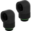 Jungtis Corsair CX-9055009-WW Žalvaris Juoda 90° Pasukamos Jungtys