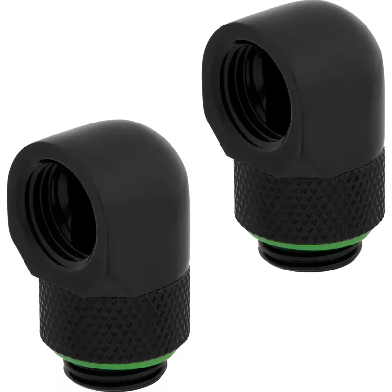 Jungtis Corsair CX-9055009-WW Žalvaris Juoda 90° Pasukamos Jungtys