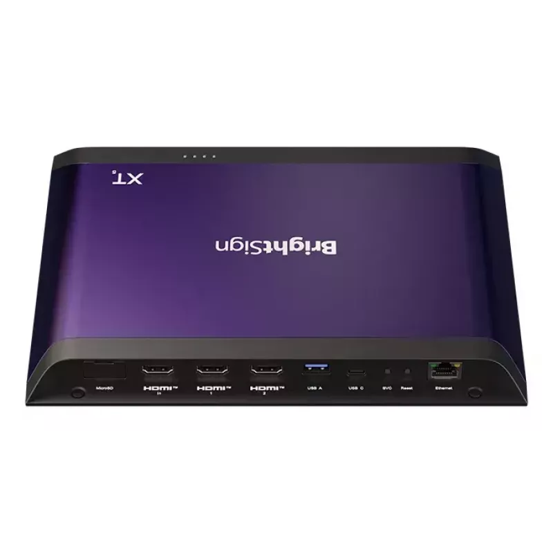 Skaitmeninės medijos grotuvas BrightSign XT1145 8K Ultra HD juoda violetinė