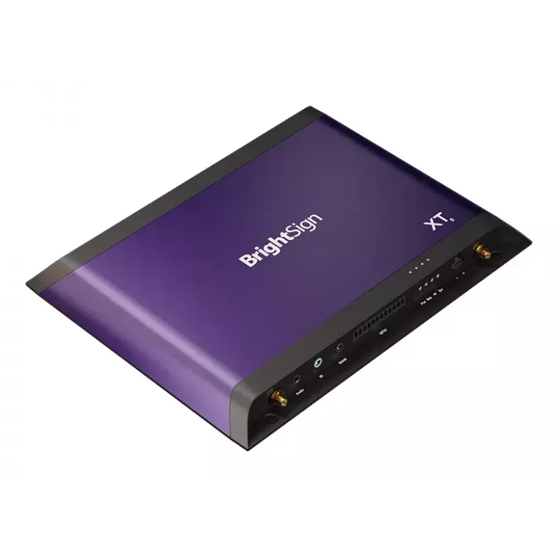Skaitmeninės medijos grotuvas BrightSign XT1145 8K Ultra HD juoda violetinė
