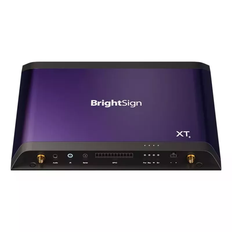 Skaitmeninės medijos grotuvas BrightSign XT1145 8K Ultra HD juoda violetinė
