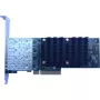 Tinklo adapteris Chelsio T540-LP-CR — 4 prievadų 1/10GbE SFP+ žemo profilio, PCIe x8 Gen3, 32K jungčių