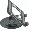 Nešiojamojo kompiuterio stovas Vision VLM-TL pilkas metalinis 32 cm aukštis 360° pasukamas