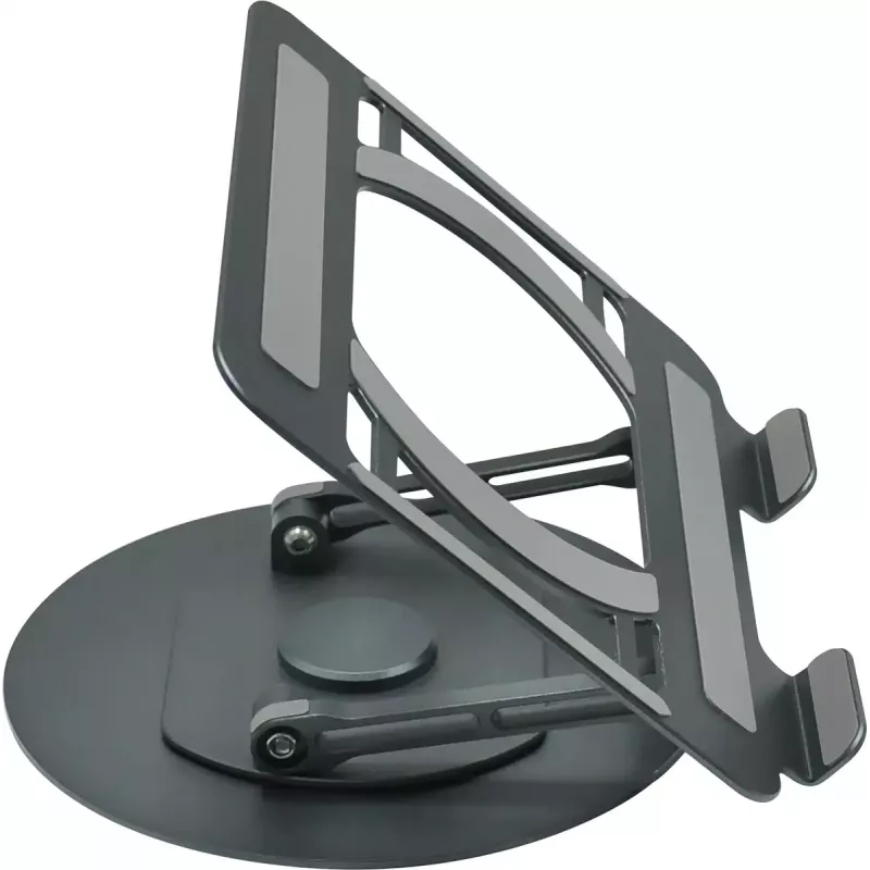 Nešiojamojo kompiuterio stovas Vision VLM-TL pilkas metalinis 32 cm aukštis 360° pasukamas