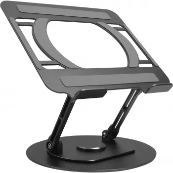 Nešiojamojo kompiuterio stovas Vision VLM-TL pilkas metalinis 32 cm aukštis 360° pasukamas