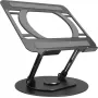 Nešiojamojo kompiuterio stovas Vision VLM-TL pilkas metalinis 32 cm aukštis 360° pasukamas