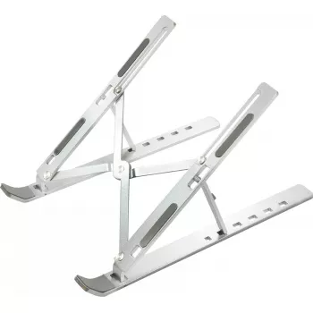 Nešiojamojo kompiuterio stovas Vision VLM-F sidabrinis aliuminis 163x243x148 mm