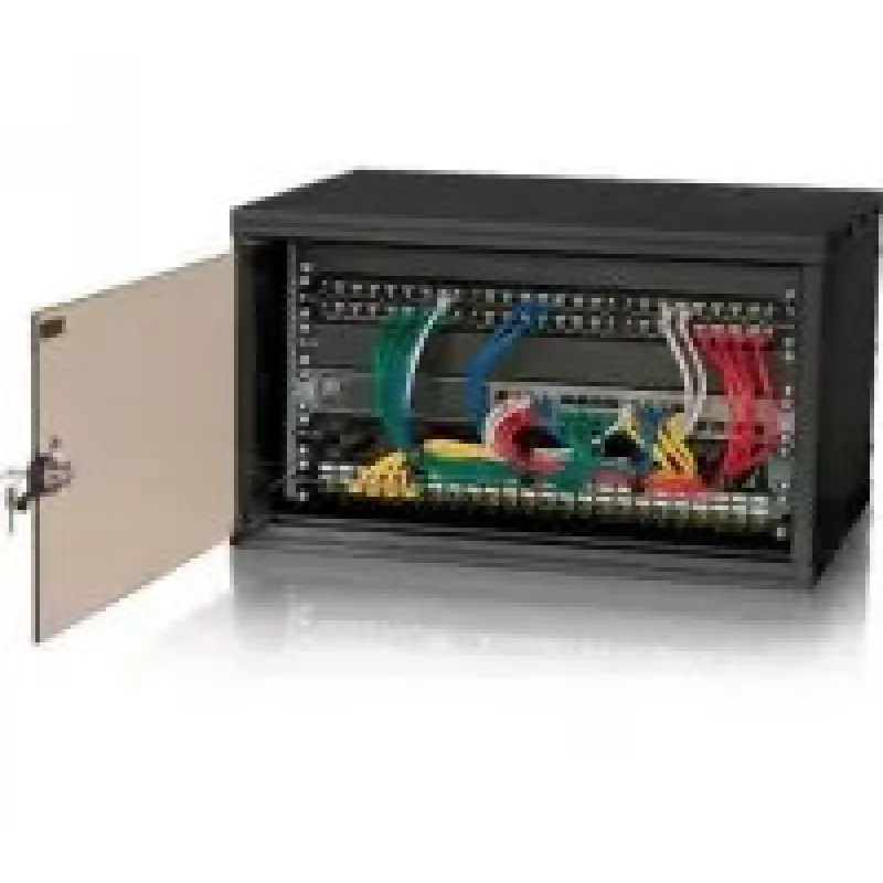 Triton RXA-06-AS4-BAX-A1 19 inch sieninis kabinetas 6U, 550x400mm, išardomas, juodas