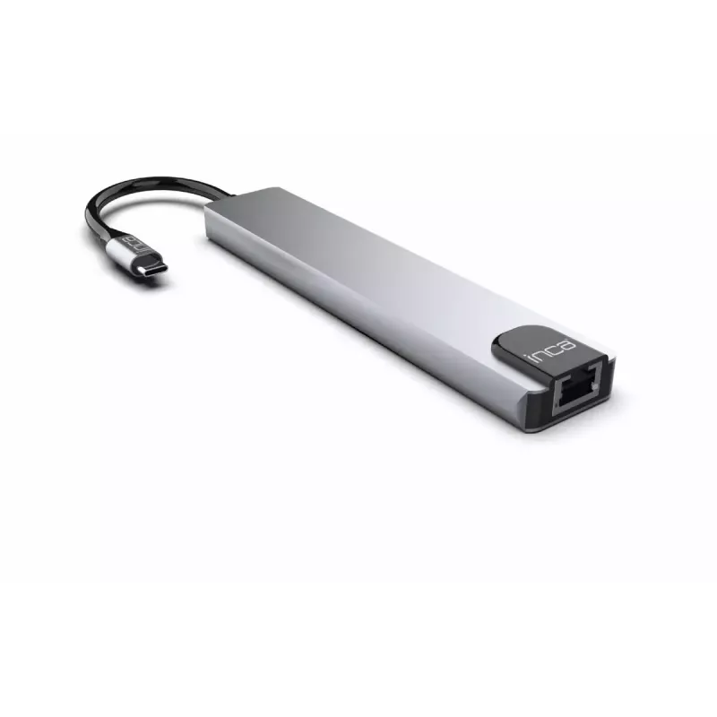 USB Type-C šakotuvas INCA ITPC-7T 1000 Mbit/s HDMI RJ-45 USB 2.0 USB 3.0