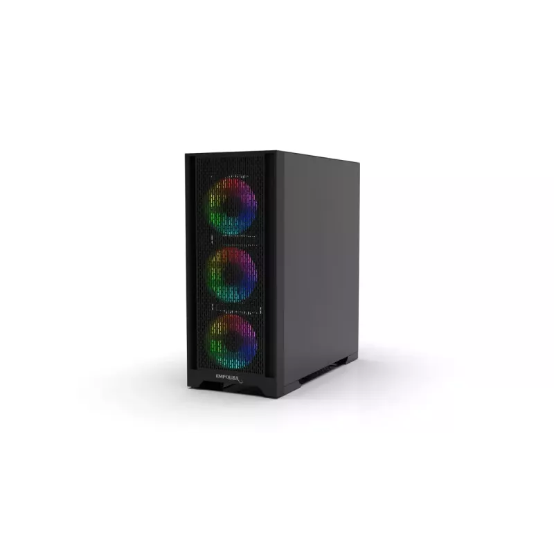PC korpusas Inca EMG-15XB Midi Tower Juoda
