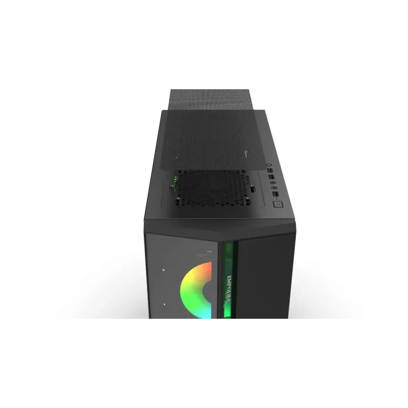 PC korpusas Inca EMG-17XN Midi Tower Juoda