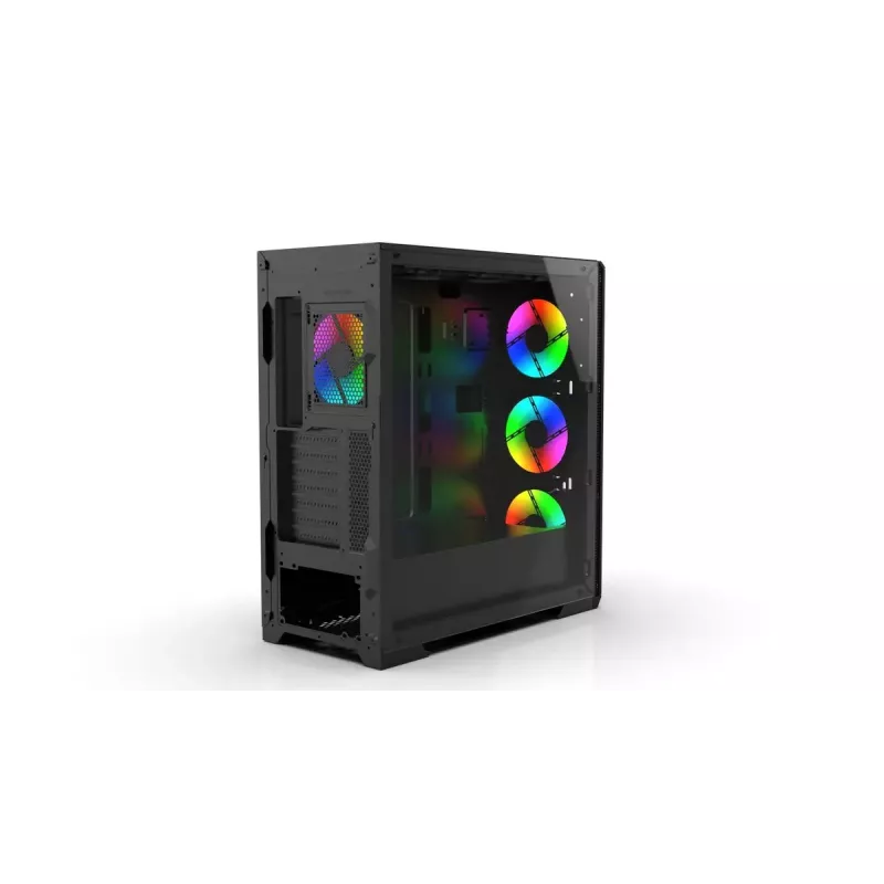 PC korpusas Inca EMG-17XN Midi Tower Juoda