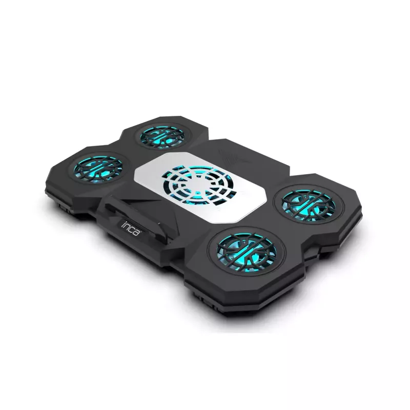 Nešiojamojo kompiuterio aušinimo padėklas INCA INC-614GMS, ergonomiškas dizainas, tylus veikimas