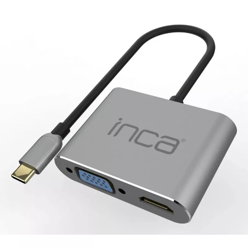 Inca ITPC-06TX sąsajos šakotuvas USB Type-C 5000 Mbit/s Pilka