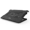 Nešiojamojo kompiuterio aušinimo padėklas Inca INC-321RX 43,2 cm 2 ventiliatoriai Juoda