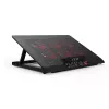Nešiojamojo kompiuterio aušinimo padėklas Inca INC-601GMS 43,2 cm 6 ventiliatoriai USB juodas