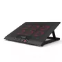Nešiojamojo kompiuterio aušinimo padėklas Inca INC-601GMS 43,2 cm 6 ventiliatoriai USB juodas