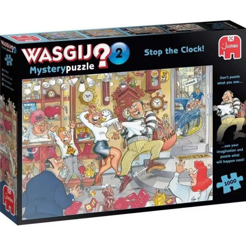 Dėlionė Jumbo Wasgij Mystery 2 „Stop the Clock“ – 1000 dalių