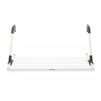 Pakabinama segtukų skalbinių džiovyklė Brabantia 102769 juoda sidabrinė 710 mm