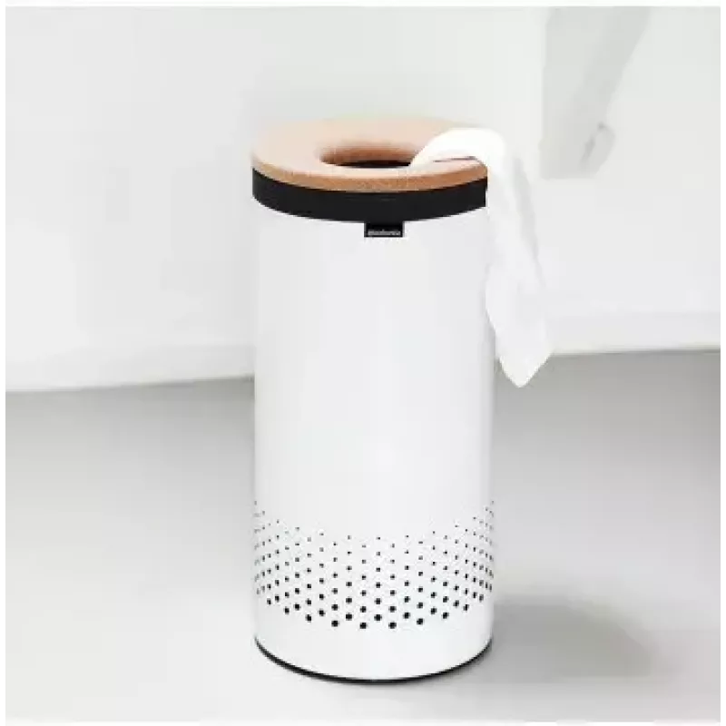 Skalbinių krepšys Brabantia 104367 ruda balta Aukštis 665 mm Skersmuo 30 cm
