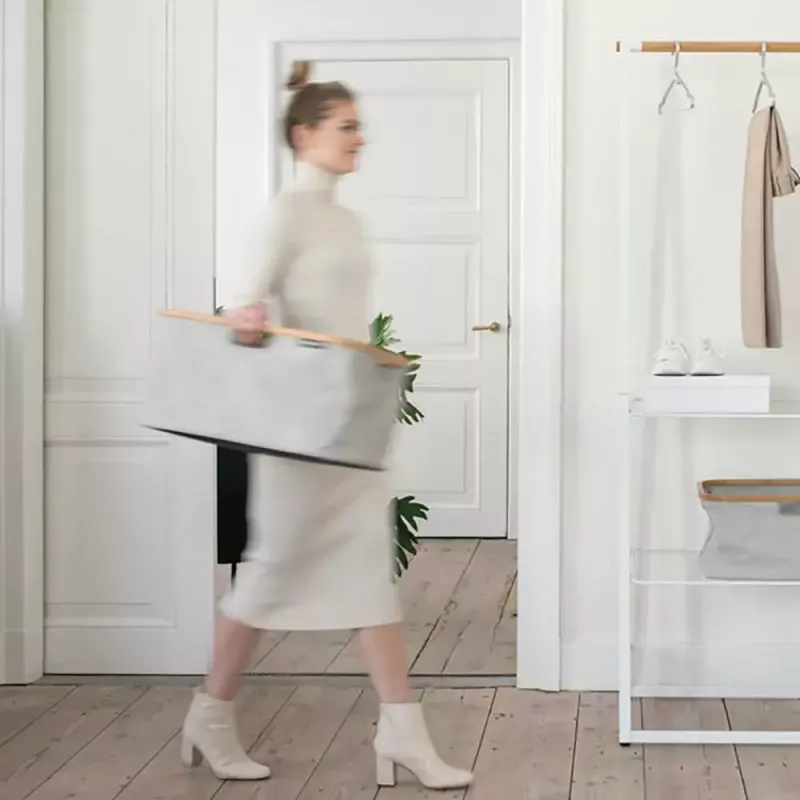 Sulankstomas skalbinių krepšys Brabantia 118180 40L Stačiakampis Pilkas