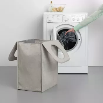 Skalbinių krepšys Brabantia 120367 55L stačiakampis pilkas