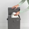 Brabantia 120442 skalbinių krepšys, 35 L, stačiakampis, juodas