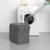 Brabantia 120442 skalbinių krepšys, 35 L, stačiakampis, juodas