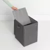 Brabantia 120442 skalbinių krepšys, 35 L, stačiakampis, juodas