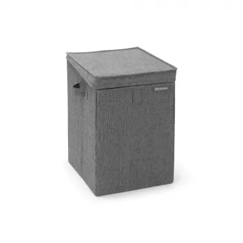 Brabantia 120442 skalbinių krepšys, 35 L, stačiakampis, juodas