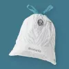 BRABANTIA 137846 šiukšlių maišai, 45 l talpa, balti, pakuotėje 40 vnt.