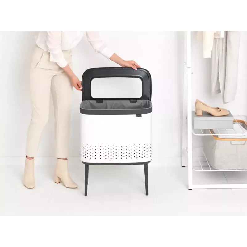 Skalbinių dėžė Brabantia Bo 60L stačiakampė MDF 200502