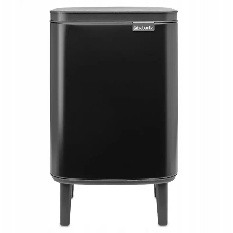 Šiukšliadėžė BRABANTIA BO 7L matinė juoda modelis 22 71 41, 7 litrų talpa, pedalas