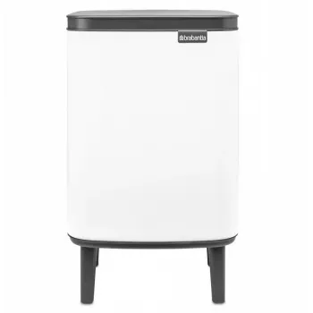 BRABANTIA BO šiukšliadėžė, 7 l, balta, modelis 22 71 65