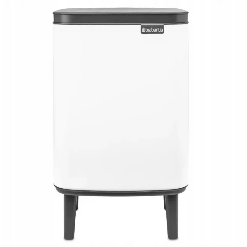 BRABANTIA BO šiukšliadėžė, 7 l, balta, modelis 22 71 65