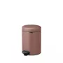 Šiukšliadėžė BRABANTIA NewIcon 5 L, satininė taupe — pedalų dėžė mažoms erdvėms