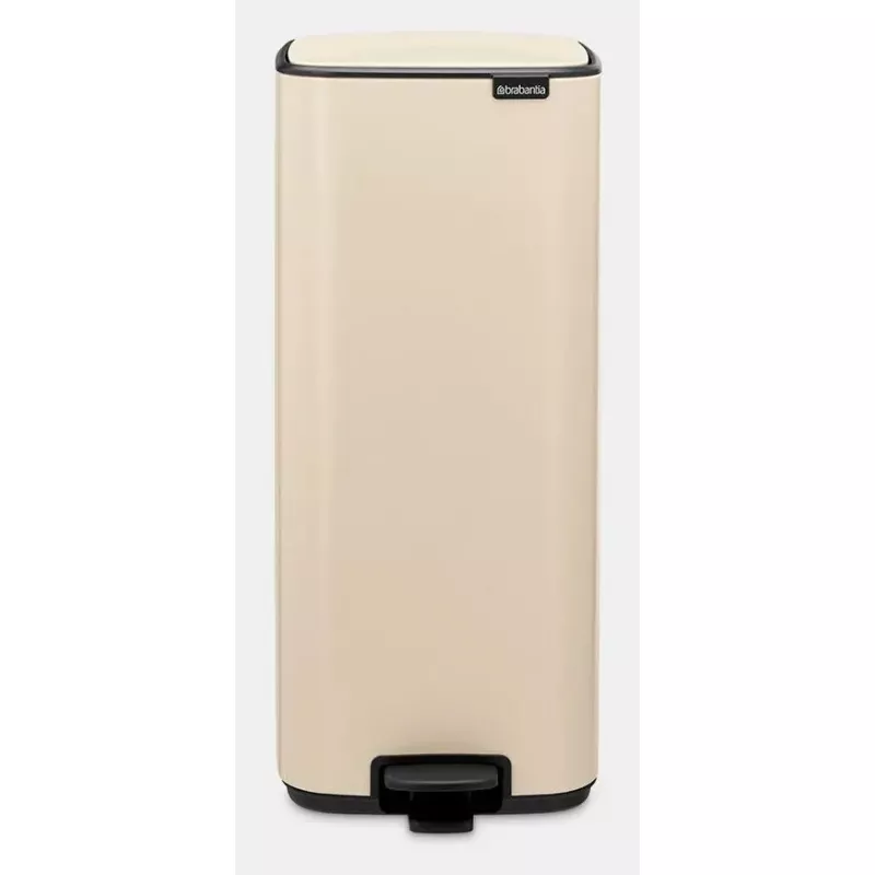 Brabantia Bo Pedal Bin 30 L Rectangular Steel Beige