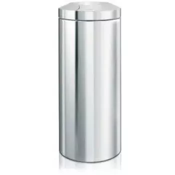 Šiukšliadėžė BRABANTIA Flame Guard Brilliant Steel 28 75 27 — pedalais valdoma šiukšliadėžė, 28 l, nerūdijantis plienas, antipireninis įdėklas