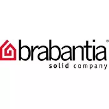 Skalbinių krepšys Brabantia 35L tamsiai pilkas baltas