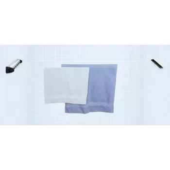 Prie sienos montuojama džiovykla Brabantia Pull-Out Drying Lines Set 2 vnt. Nerūdijantis plienas