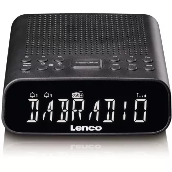 Patefonas Lenco CR-606BK juodas diržine pavara USB, modelis CR-606BK