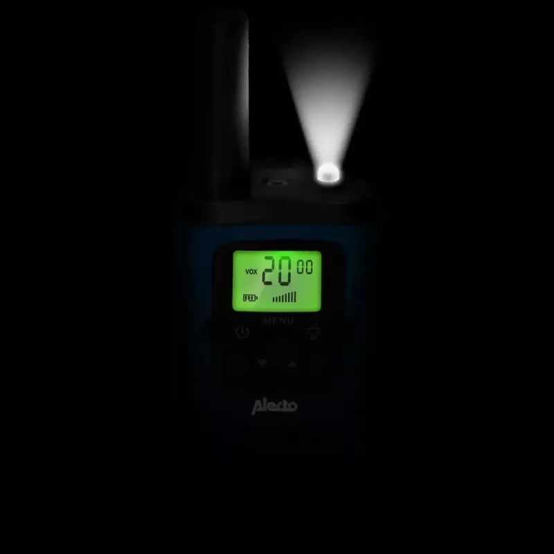 Alecto FR175BW dvipusis radijo ryšys 8 kanalai 446 MHz juoda mėlyna