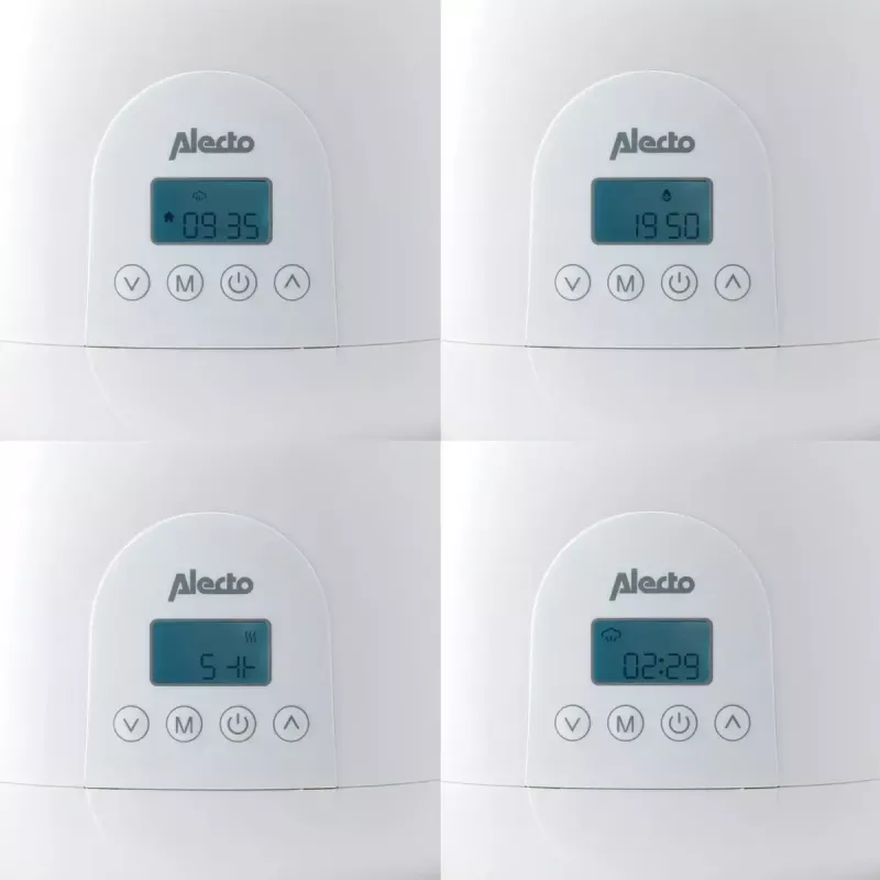 Buteliukų šildytuvas Alecto BW700TWIN — dvigubas 3 viename elektrinis buteliukų šildytuvas, 512 W, 230 V, baltas
