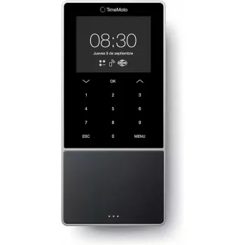 Safescan TM—818 MC Juoda Lustelinis raktas Pirštų antspaudas Slaptažodis Artumo kortelė