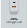 Vidinis įkroviklis Xtorm 100W GaN² Ultra Wall Charger greitasis įkrovimas 2 USB-C