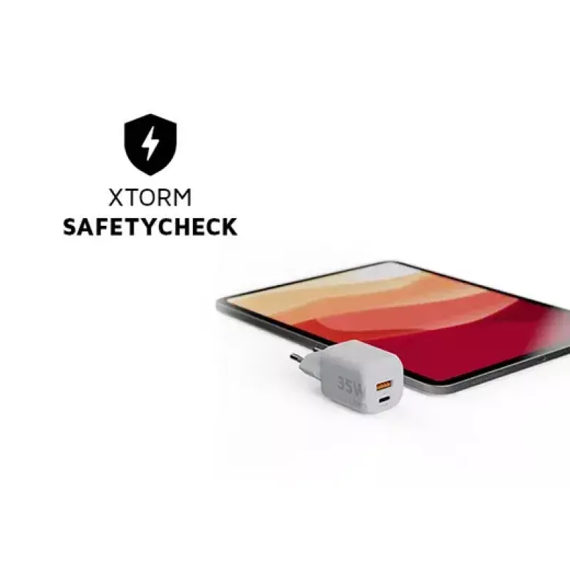 Sieninis įkroviklis Xtorm 35W GaN² Ultra Indoor USB Type-C Greitasis Įkrovimas Balta